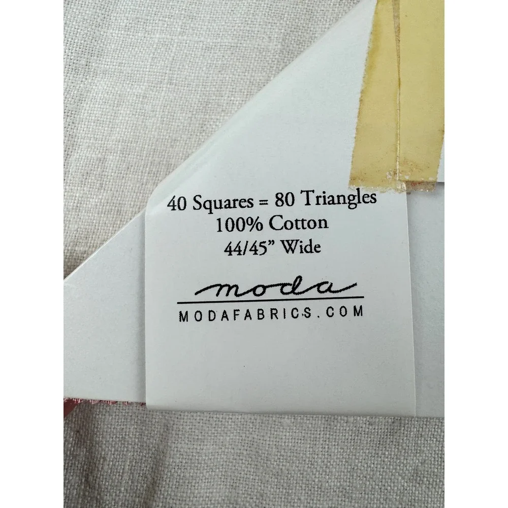 Moda Turnovers Baskets of Flowers Mary Engelbreit 80 Triangles Precut Fabric OOP
